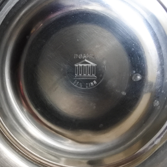 Vintage Domex Germany Pewter Lidded Heraldic Family Crest Ceramic Beer Stein Mug - Picture 6 of 6